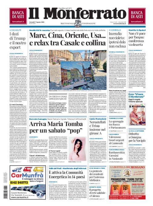 Il Monferrato - Edizione 58 del 01/08/2025